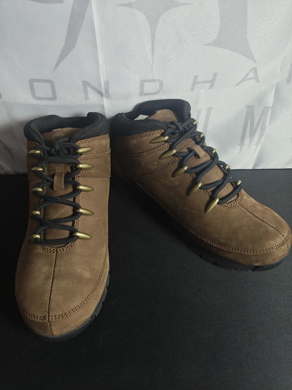 Timberland $140 Men's 7.5 Euro Sprint Hiker Boot Brown Nubuck New Blems